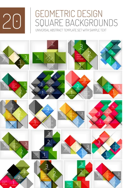 Kare şekli arka kümesi