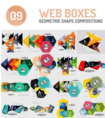 Dizi web internet kutusu düğmeleri ve örnek metin olan