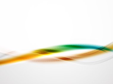 Parlak renkli dalga ile bulanıklık ve parlayan etkileri