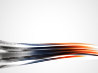 Parlak metalik dalga perde. Arka plan