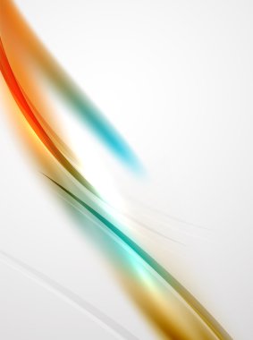 Modern eğri çizgiler şablonu