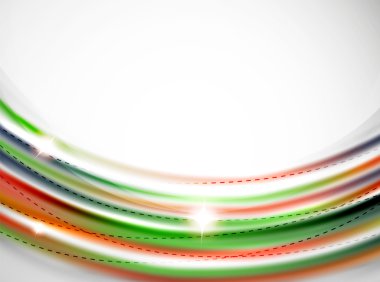 Parlak dalga, coporate iş broşür kimlik tasarımı