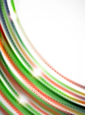 Parlak dalga, coporate iş broşür kimlik tasarımı