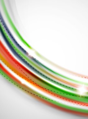 Parlak dalga, coporate iş broşür kimlik tasarımı