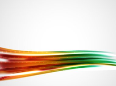 Parlak metalik dalga perde. Arka plan