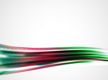 Parlak metalik dalga perde. Arka plan