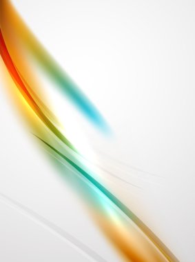 Modern eğri çizgiler şablonu