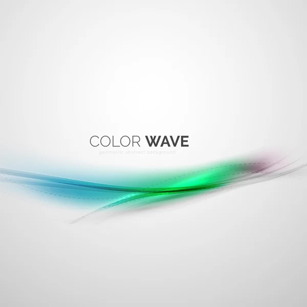 Сияющая цветовая волна — стоковый вектор