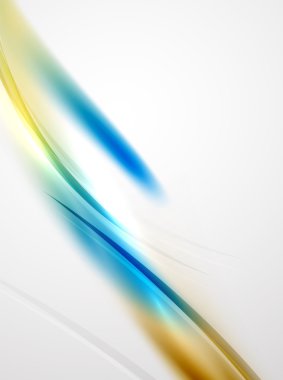 Modern eğri çizgiler şablonu