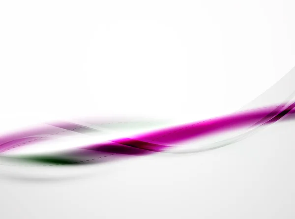 Jedwab kolor fioletowy i biały fale, piękna idea coporate tożsamości szablon wektor — Wektor stockowy