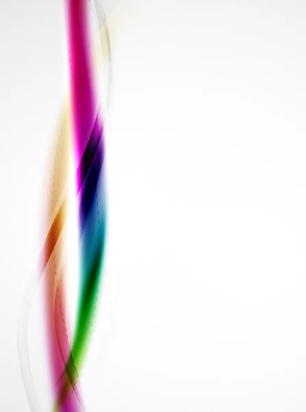 Regenboog kleur glanzende zijde elegante Golf — Stockvector