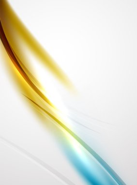 Modern eğri çizgiler şablonu