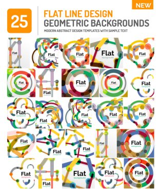 Düz çizgi tasarım arka plan