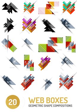 Dizi web internet kutusu düğmeleri ve örnek metin olan