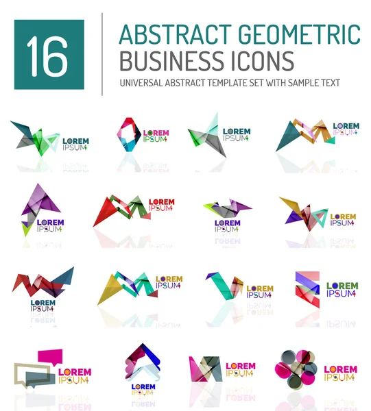 Iconos abstractos de negocios — Archivo Imágenes Vectoriales