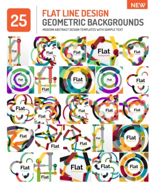 Düz çizgi tasarım arka plan
