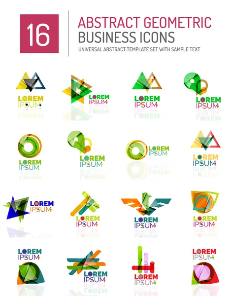 Iconos abstractos de negocios — Archivo Imágenes Vectoriales