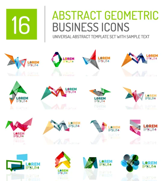 Pictogrammen abstracte bedrijfs van de — Stockvector