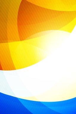 Modern eğri çizgiler şablonu