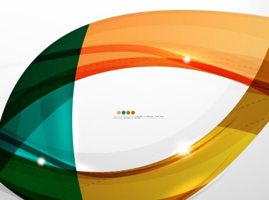 Pürüzsüz dalga satır arka plan