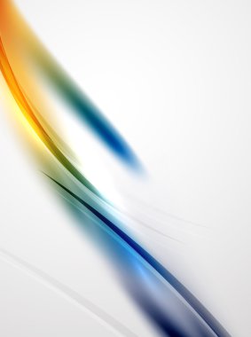 Modern eğri çizgiler şablonu