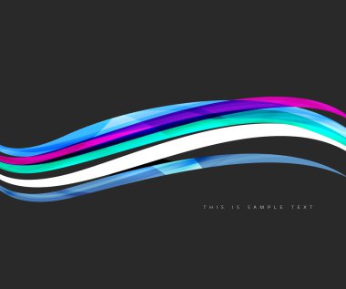 Geometrik arka plan, girdap renkli çizgiler