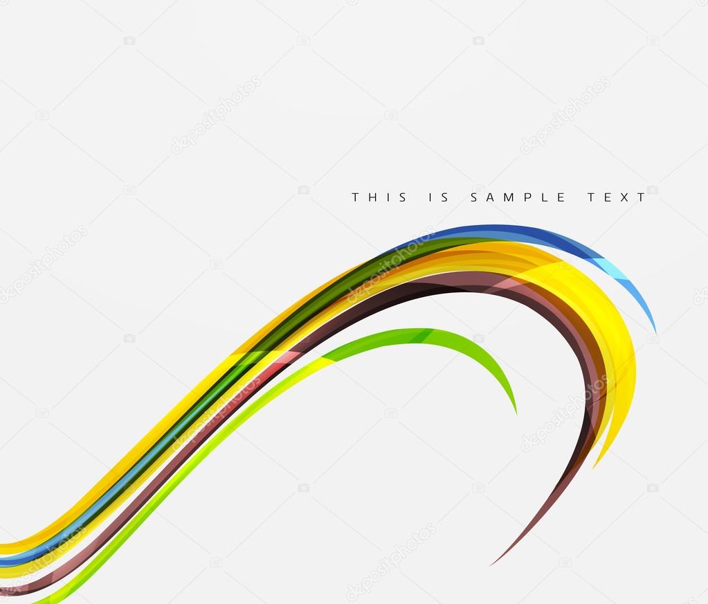 Strisce Di Colore Con Effetti Di Luce Splendente Priorità