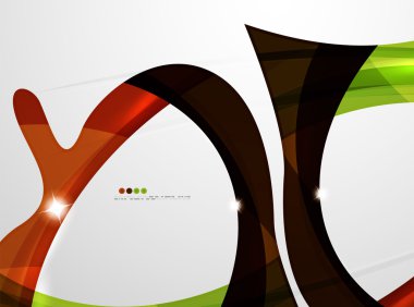 Yaprak şekli dalga arka plan