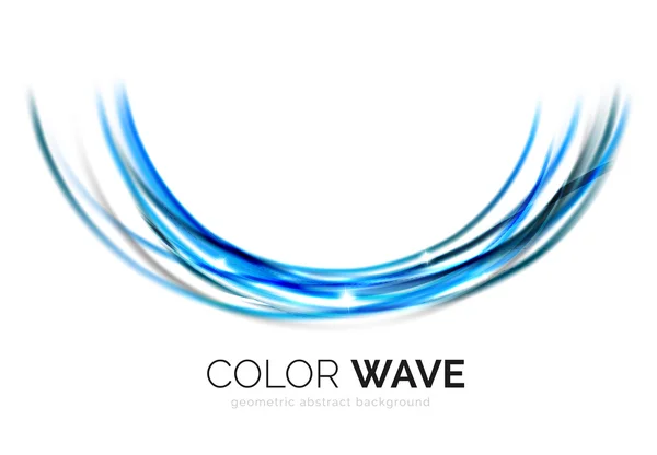 Elemento astratto di design delle onde colore — Vettoriale Stock