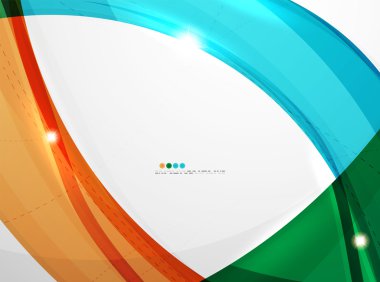 Yaprak şekli dalga arka plan