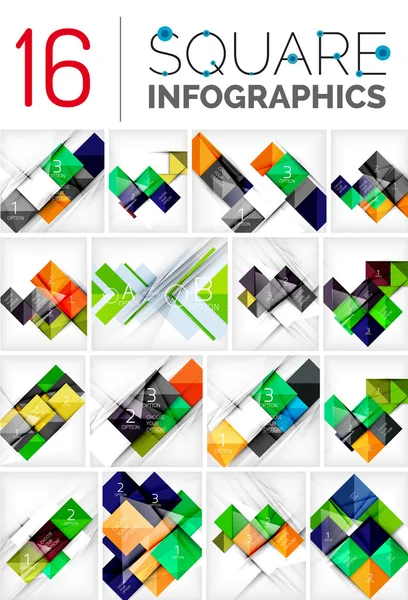 Colección de fondos abstractos — Archivo Imágenes Vectoriales