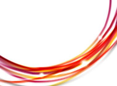 Girdap daire arka planda kırmızı ve turuncu renkli çizgiler