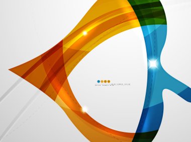 Yaprak şekli dalga arka plan