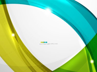 Yaprak şekli dalga arka plan