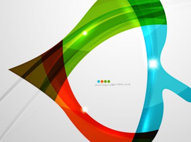 Arka plan dalga iş kurumsal şablon