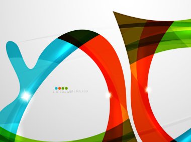 Pürüzsüz dalga satır arka plan