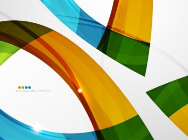 Yaprak şekli dalga arka plan