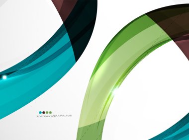 Pürüzsüz dalga satır arka plan