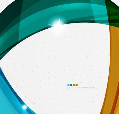 Yaprak şekli dalga arka plan