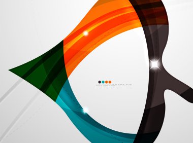 Arka plan dalga iş kurumsal şablon