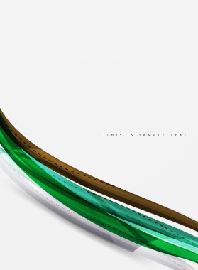 Parlak ışık efektleri, dalga satır arka plan renk çizgili