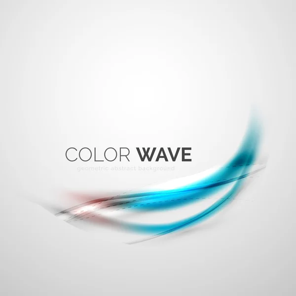 Shiny color wave — Stock Vector