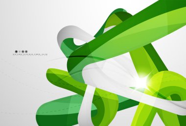 Parlak dalga modern hareket şablonu