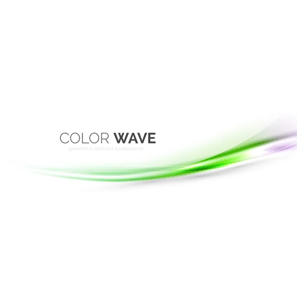 Shiny color wave — Stock Vector