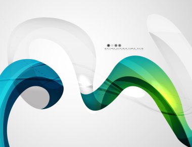 Dalga ışık arka plan