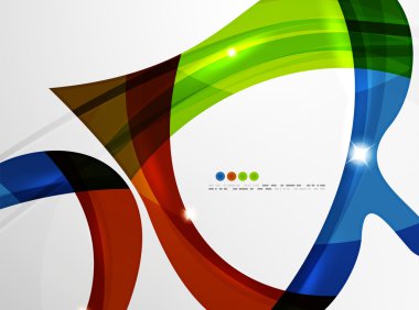 Pürüzsüz dalga satır arka plan