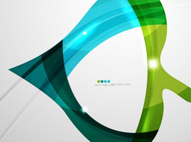 Yaprak şekli dalga arka plan