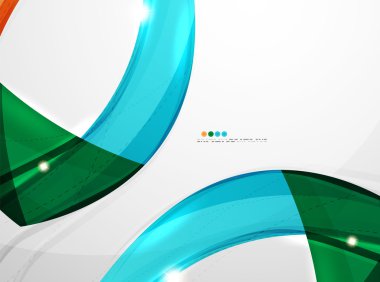 Yaprak şekli dalga arka plan