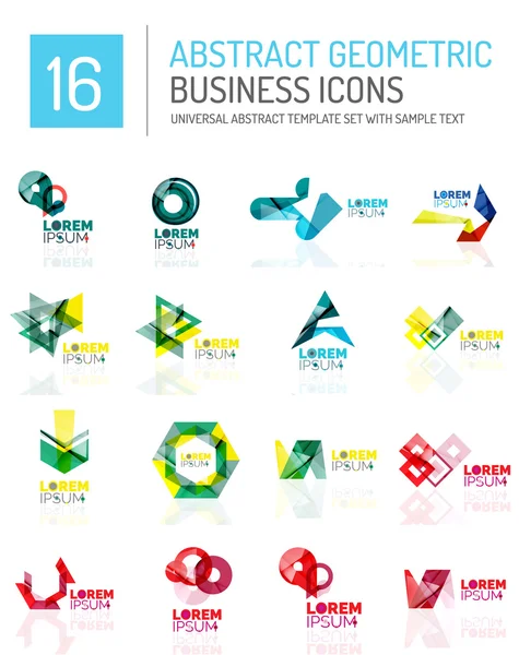 Iconos abstractos de negocios — Archivo Imágenes Vectoriales