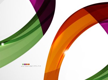 Yaprak şekli dalga arka plan